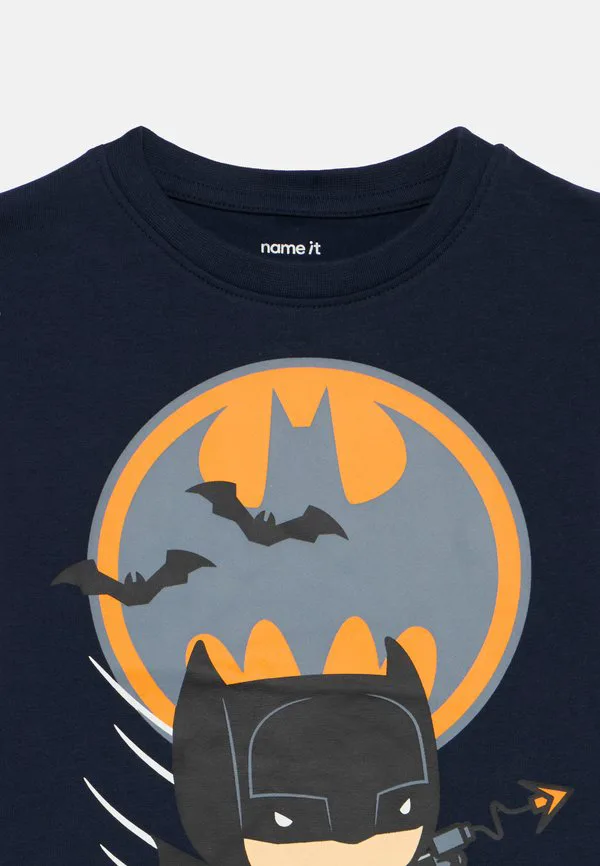 Футболка с длинными рукавами nmmolej batman Name It, Navy Blazer — фото 3