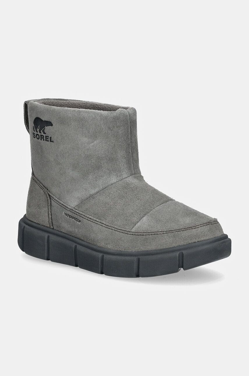 

Замшевые зимние ботинки Sorel SOREL EXPLORER III SLIP, серый