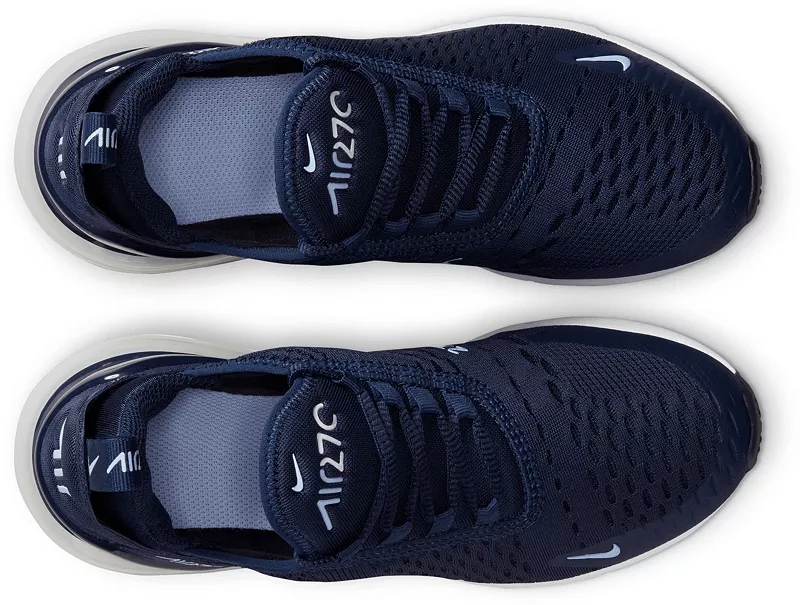 Детские кроссовки Nike Air Max 270 для начальной школы, цвет Navy/Cobalt — фото 4