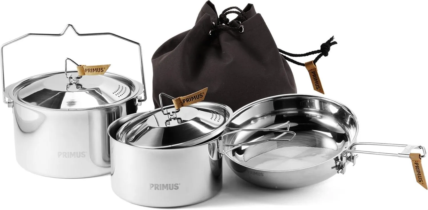 

Набор для приготовления пищи на костре Primus, Stainless Steel