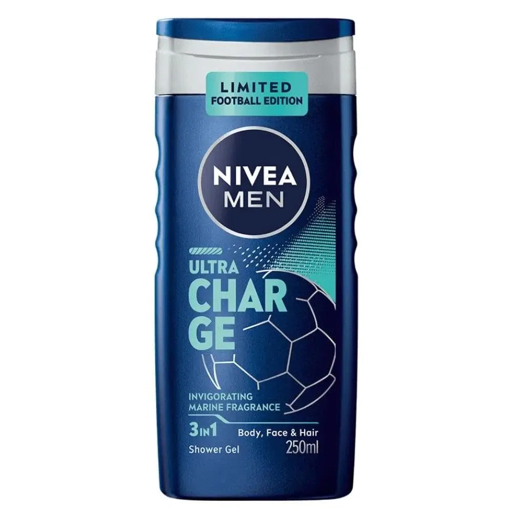 Мужской гель для душа 3-в-1 «Ultra Charge» от NIVEA Nivea