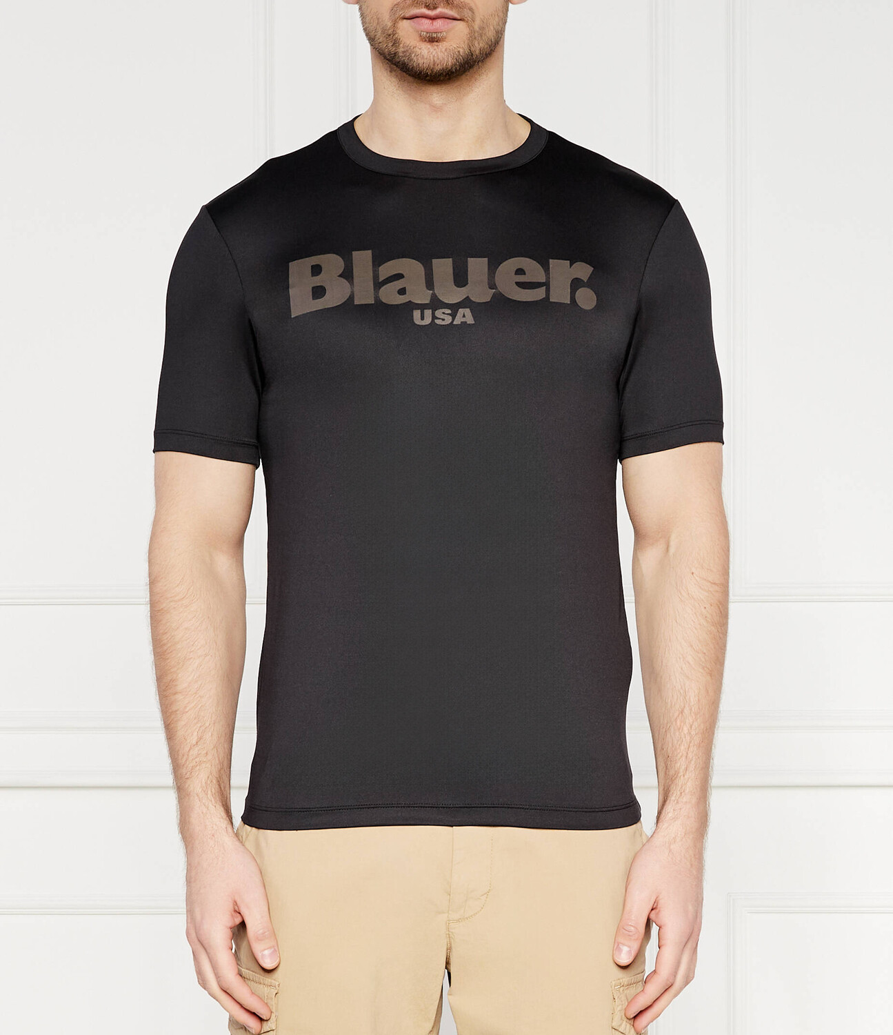 

Футболка BLAUER MANICA CORTA Regular Fit stretch, черный