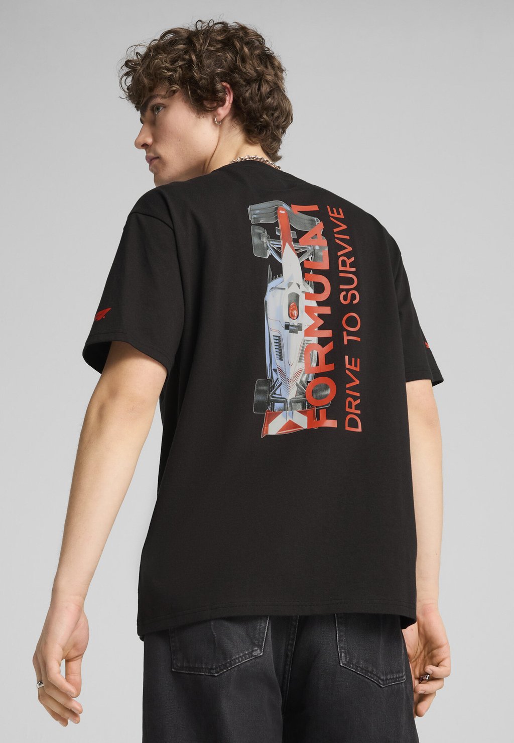 

Футболка с принтом F1 DTS GRAPHIC Puma, черный