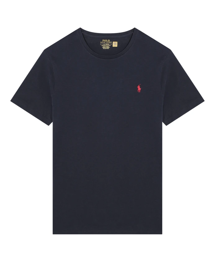 

Футболка с короткими рукавами и круглым вырезом Polo Ralph Lauren, черный