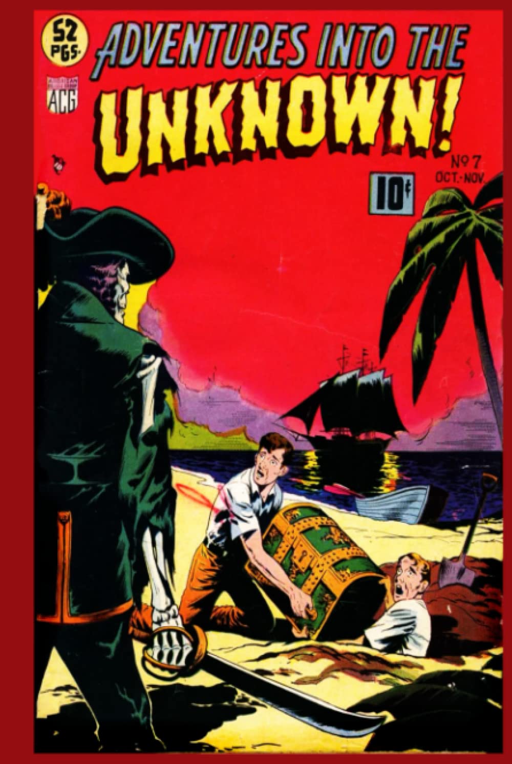 

Horror journal notebooks : Adventures into the unknown 7: Comic book collecting horror journal composition notebook (Independently published)