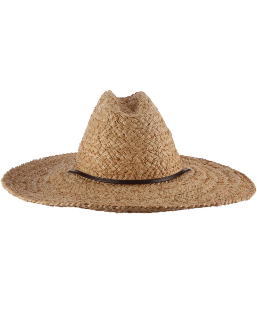 

Мужская спасательная шапка из рафии с подбородочным шнурком Dorfman Pacific, Natural