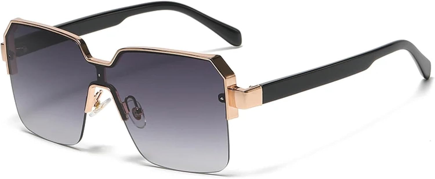 

Ретро женские солнцезащитные очки, роскошные модные винтажные солнцезащитные очки в оправе из сплава, солнцезащитные очки с защитой от УФ-излучения UV400 TKKTLLT, Grey