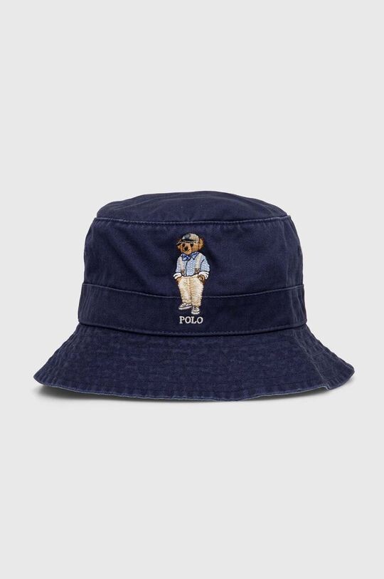 

Хлопковая шапка Polo Ralph Lauren, темно-синий