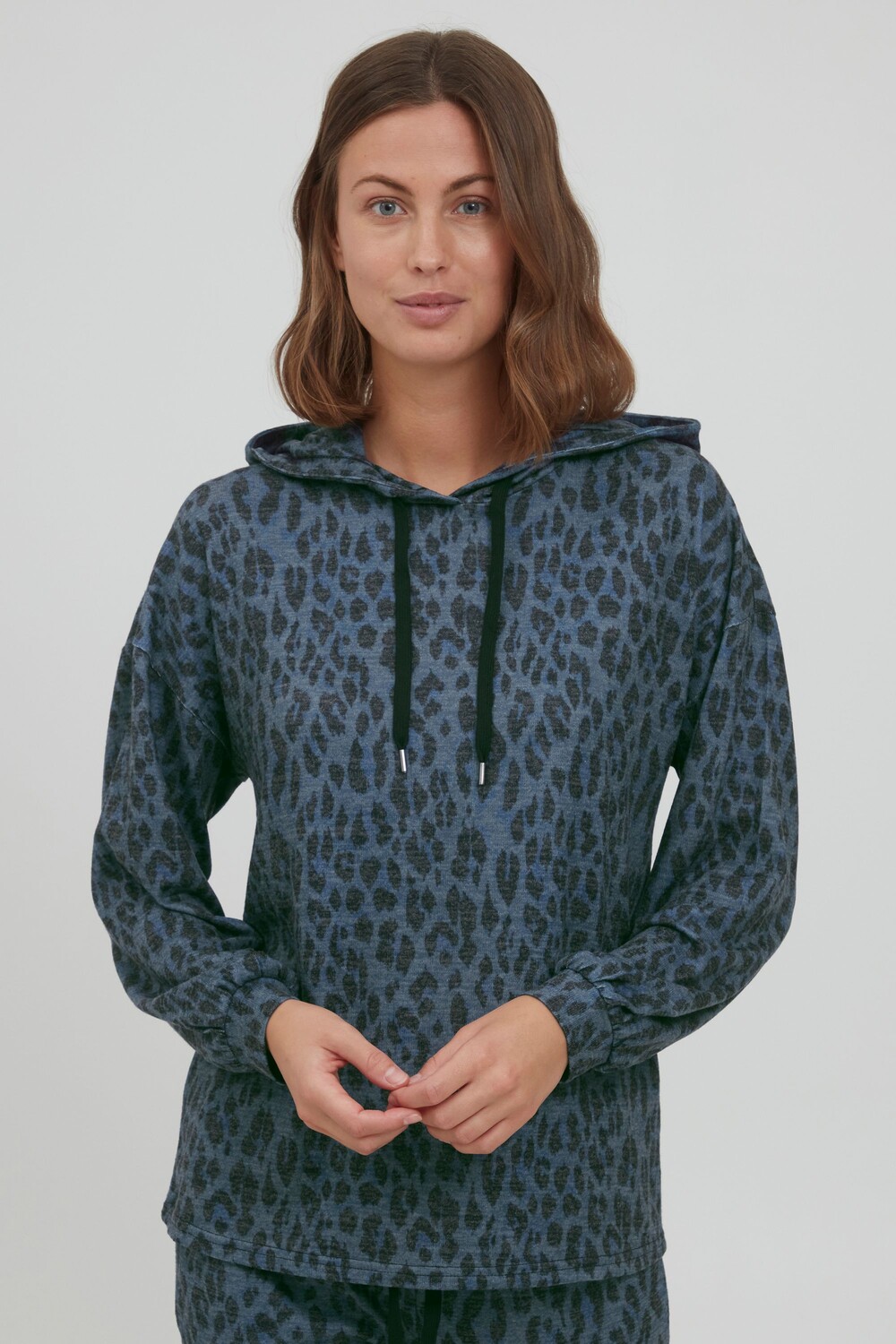 

Толстовка Fransa Kapuzen FRDEFAUNA 3 Hoodie 20610324, синий