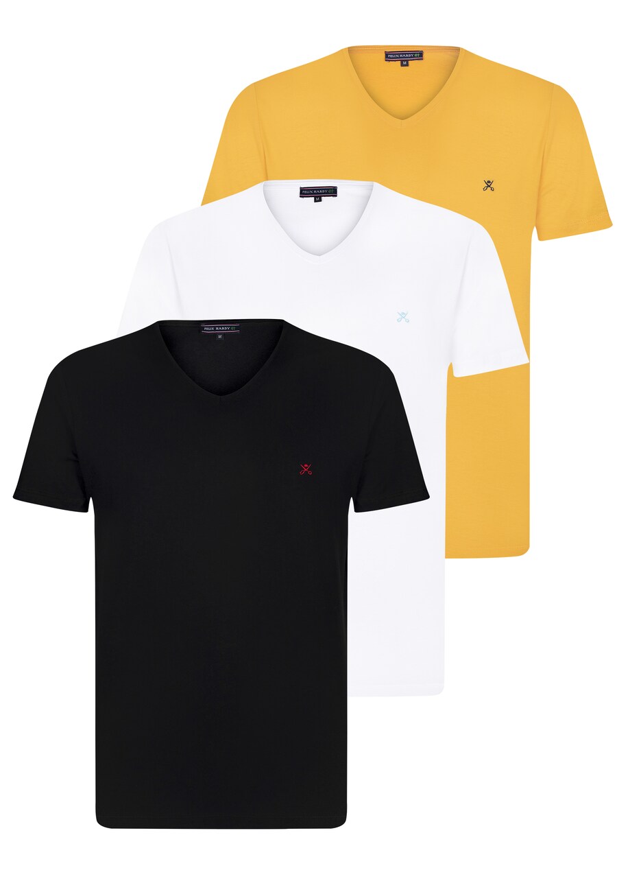 

Классическая футболка Felix Hardy Shirt JOSEPH, цвет yellow/black/white