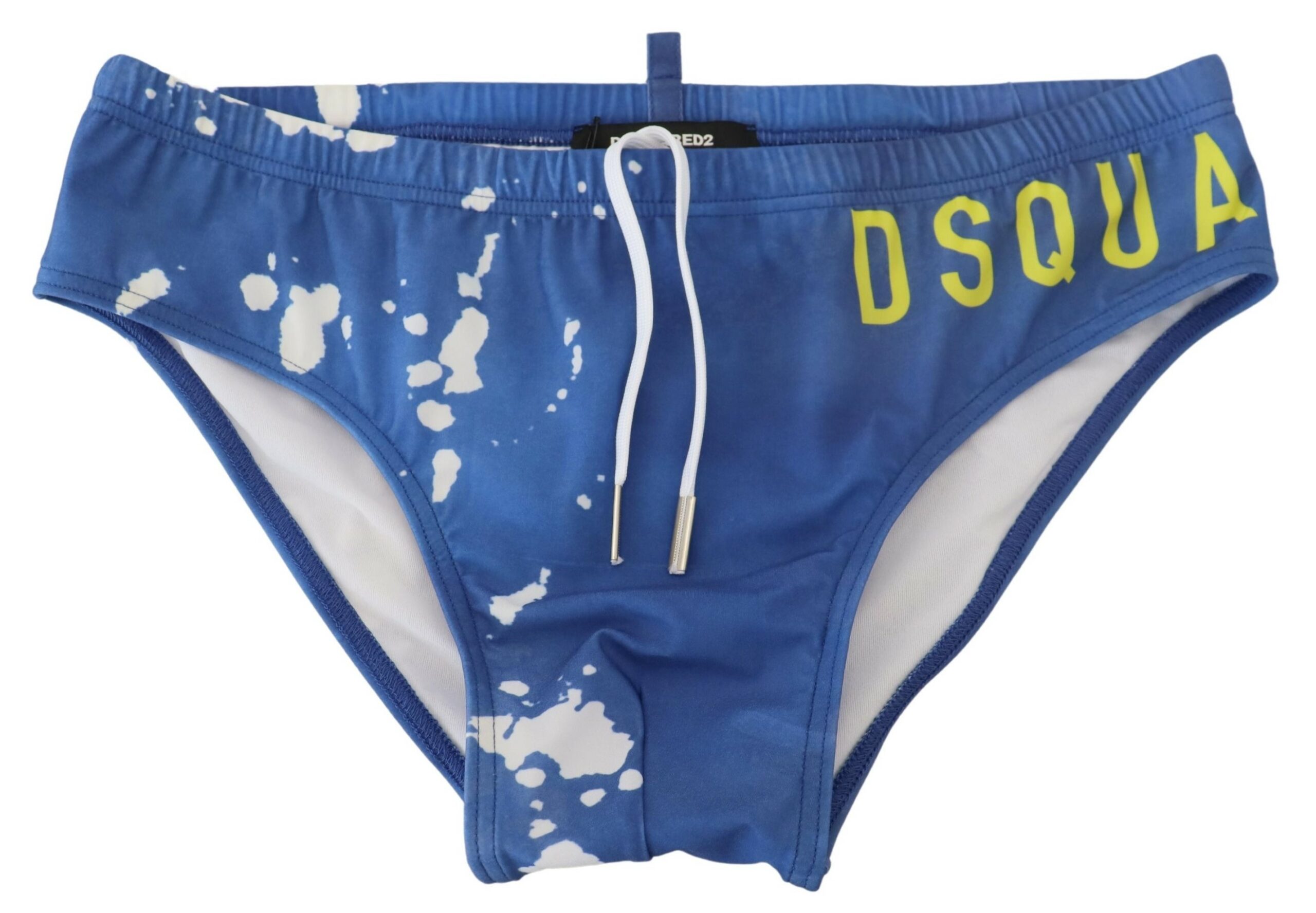 

Эксклюзивные плавки с синим и белым логотипом Dsquared2