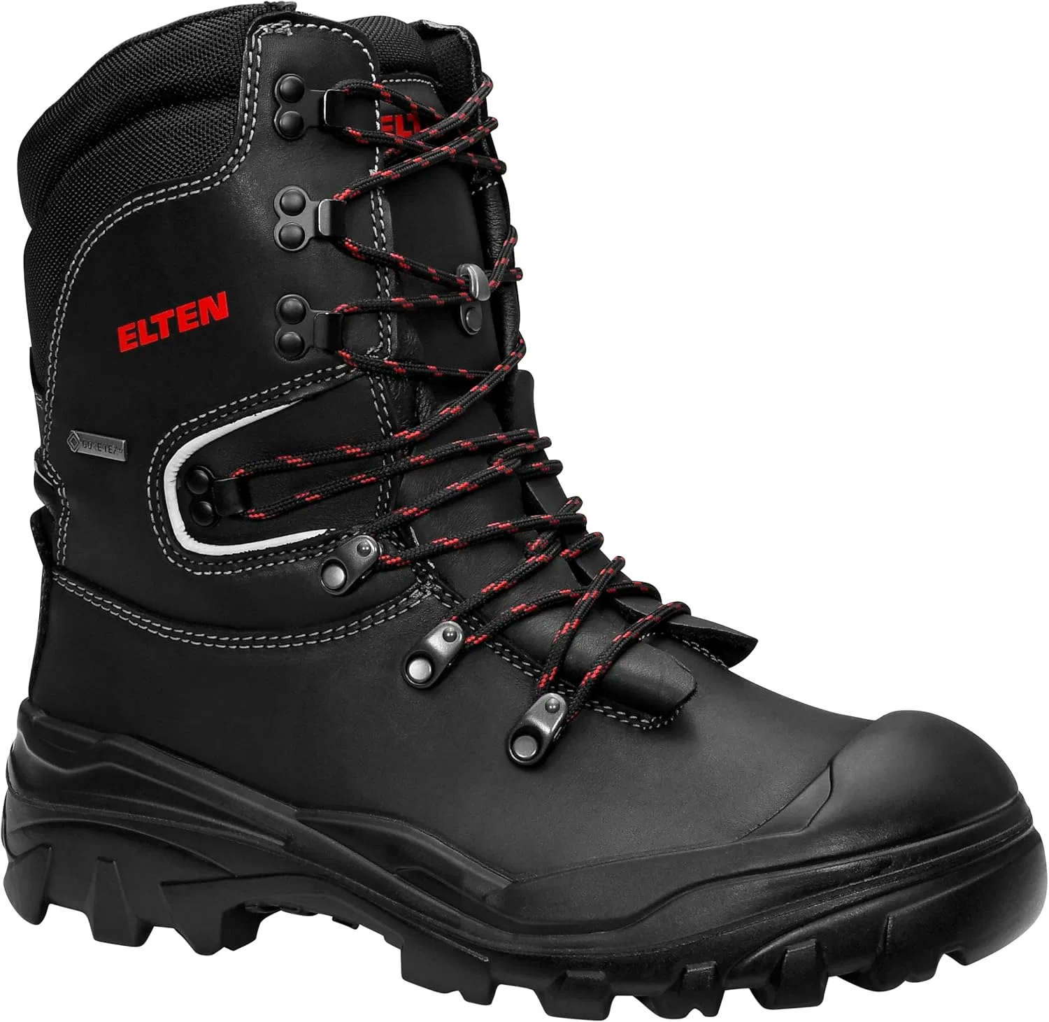 Мужские защитные ботинки ELTEN Arborist GTX S3, для работы в лесу, легкие, черные, со стальным носком - размер 46