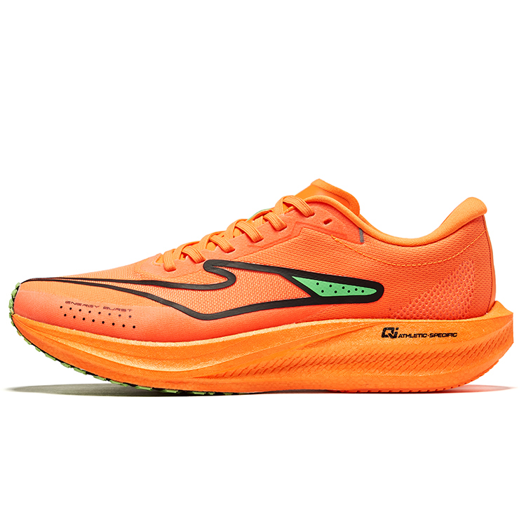

Кроссовки Polar Wind 2.0 Shock Absorbers Rebound Low Top для тренировок и спринта, мужские, цвет Persimmon Erke, Fluorescent Bright Orange Jet Black