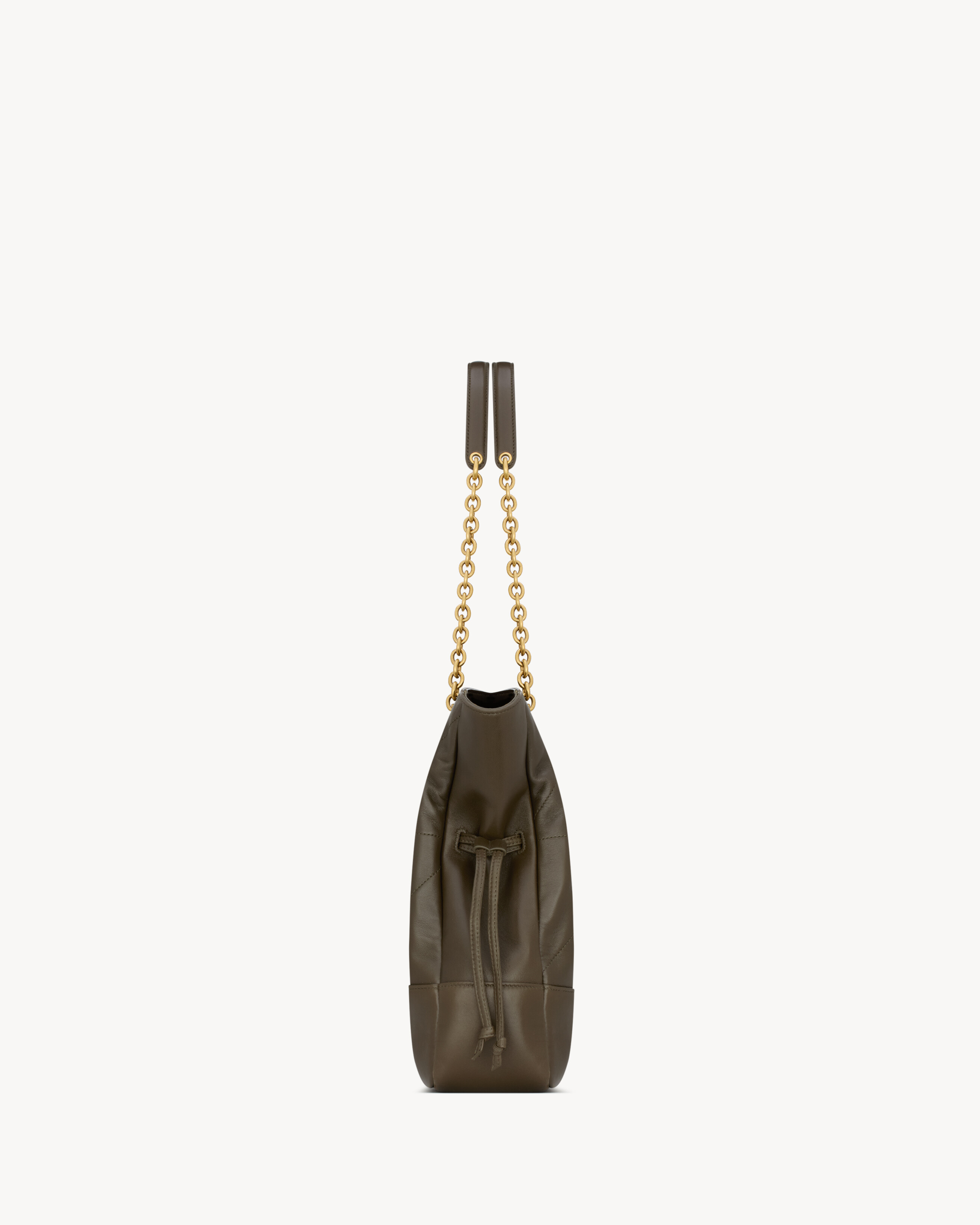 Маленькая сумка JAMIE SHOPPING из овечьей кожи Saint Laurent, коричневый — фото 3