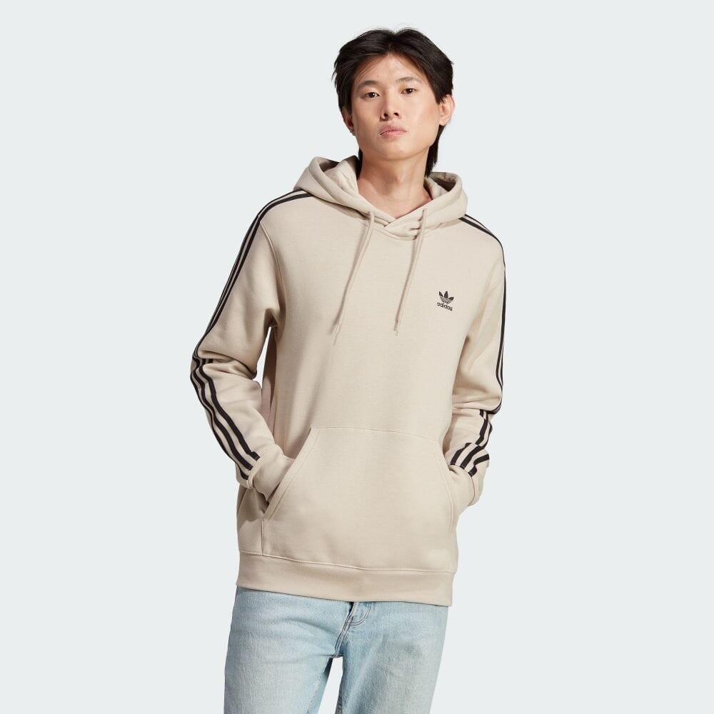 

Парка Adidas Adicolor Classics Three Stripes Hoodie, цвет Wonder Beige