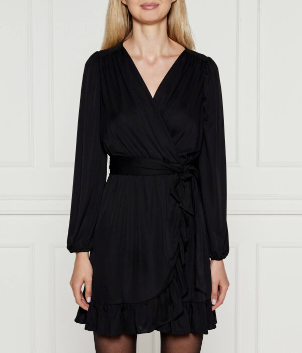 

Платье Lauren Ralph Lauren из джерси с поясом, черный