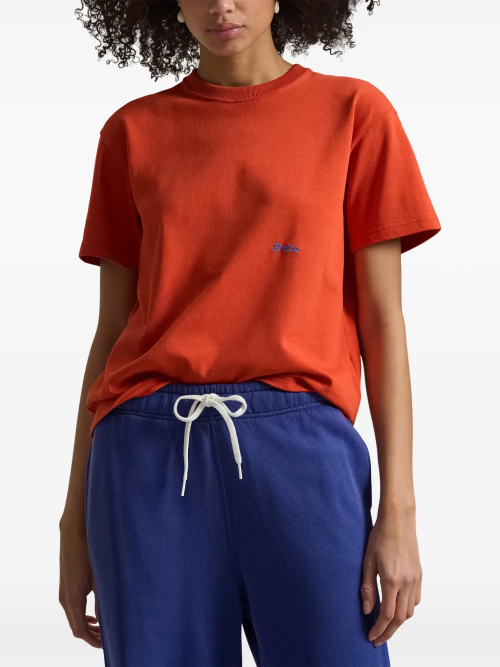 Футболка с круглым вырезом Polo Ralph Lauren, оранжевый — фото 3