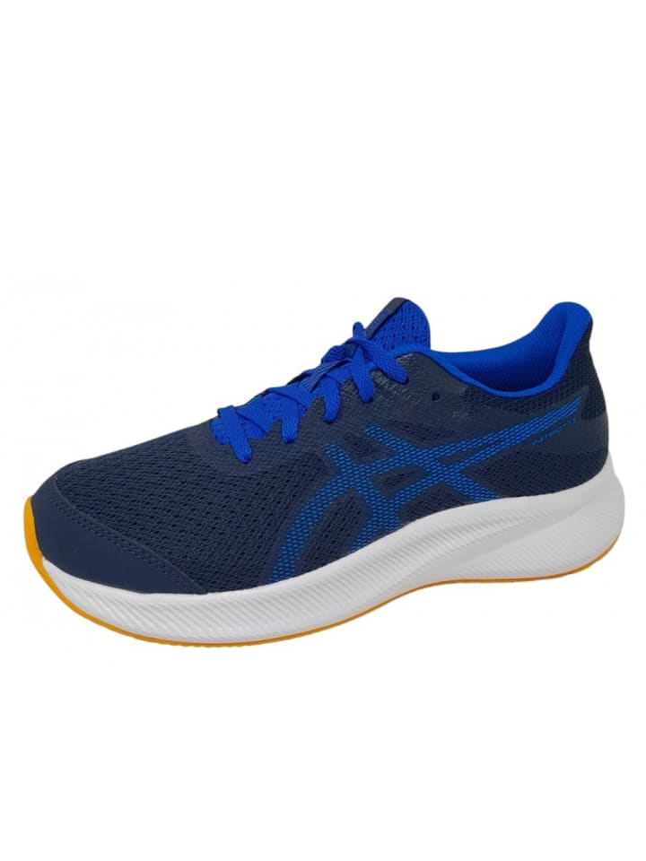 Кроссовки на шнуровке asics, синий
