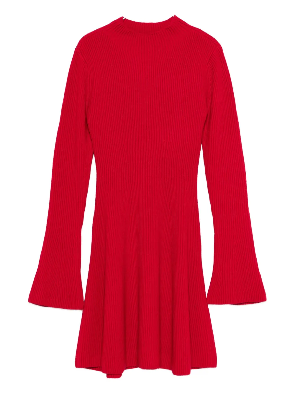 

Трикотажное (или в рубчик) мини-платье TWINSET, красный