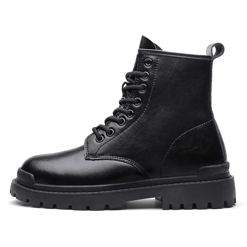 Ботинки Martin унисекс Dunnu, Black 8 Eyelets