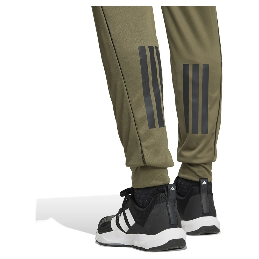 Брюки adidas Train Essentials Seasonal, зеленый — фото 4