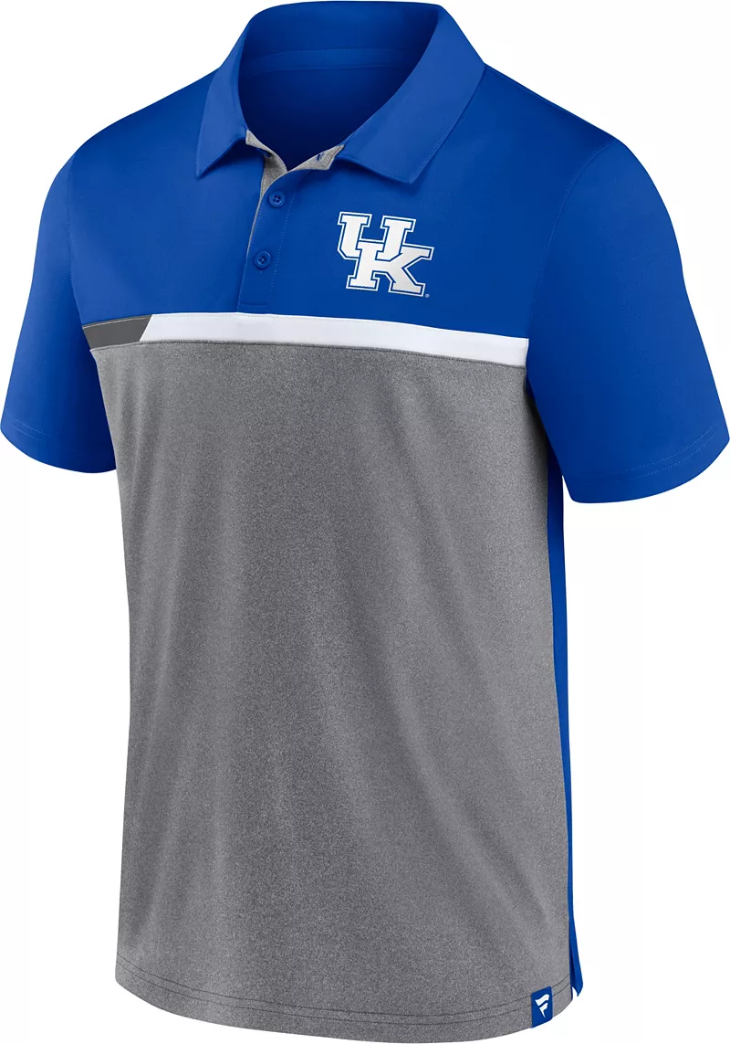 

Мужская синяя футболка-поло из полиэстера Kentucky Wildcats NCAA Iconic Fanatics