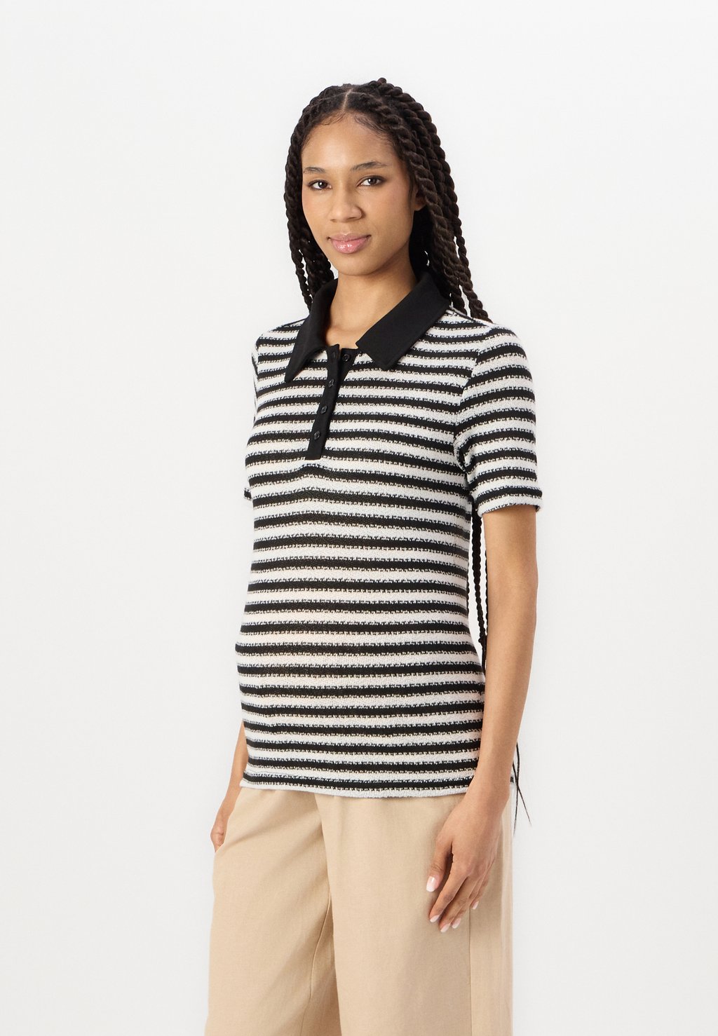 

Поло VMMSIA Vero Moda Maternity, черный
