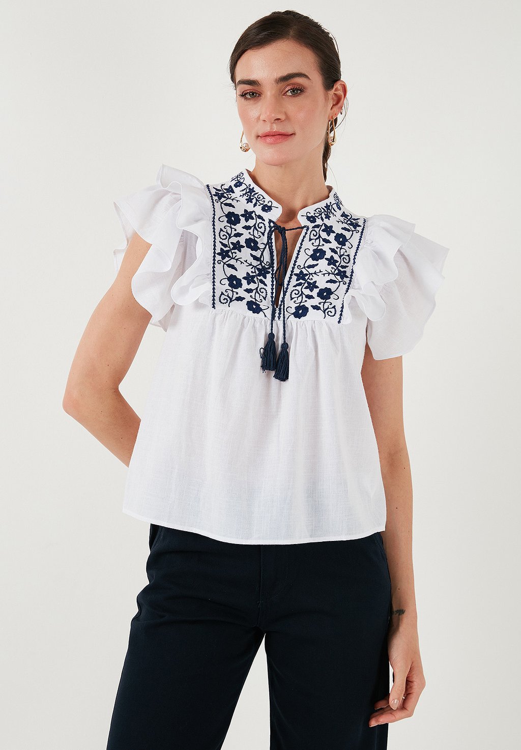 

Блуза REGULAR FIT LELA, белый
