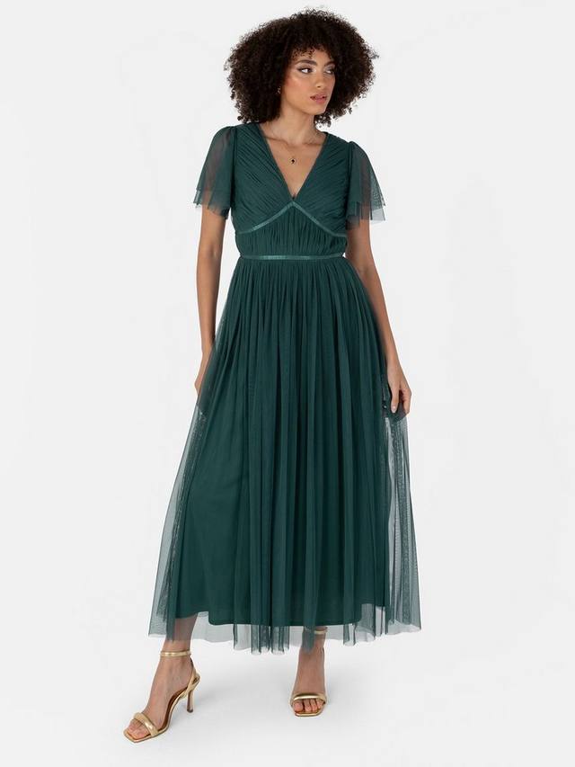 

Платье мидакси с ленточной деталью Anaya With Love, цвет Emerald Green