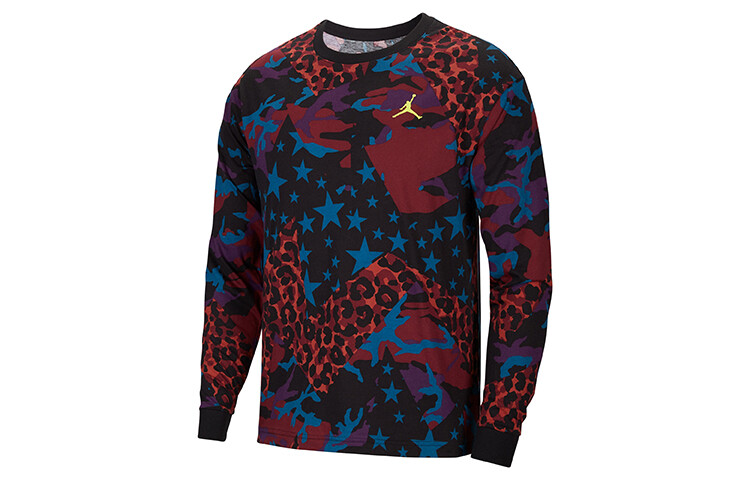 

Футболка ANIMAL INSTINCT мужская фиолетовые цветы Jordan, цвет Purple flowers