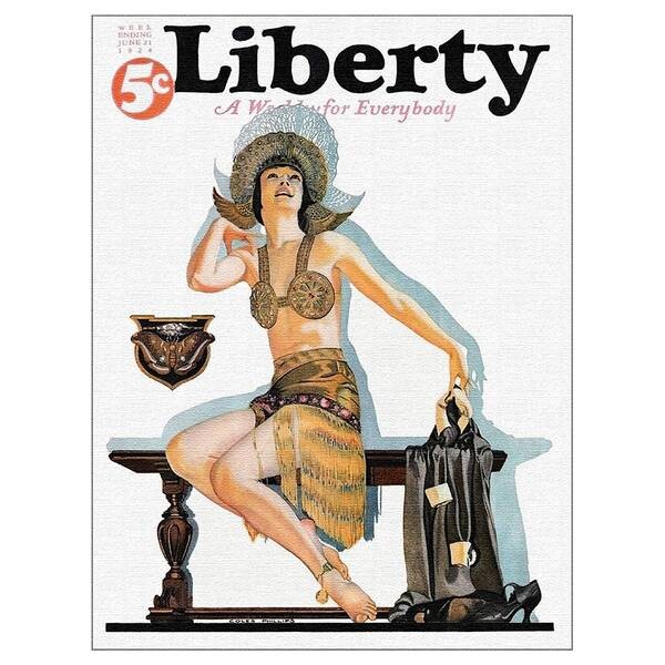 

Картина на холсте LegendArte Liberty Magazine June 1924, многоцветный