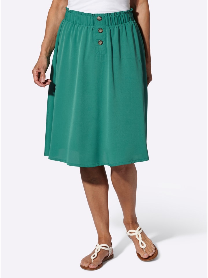 

Sieh an! Зеленая юбка-слипоны