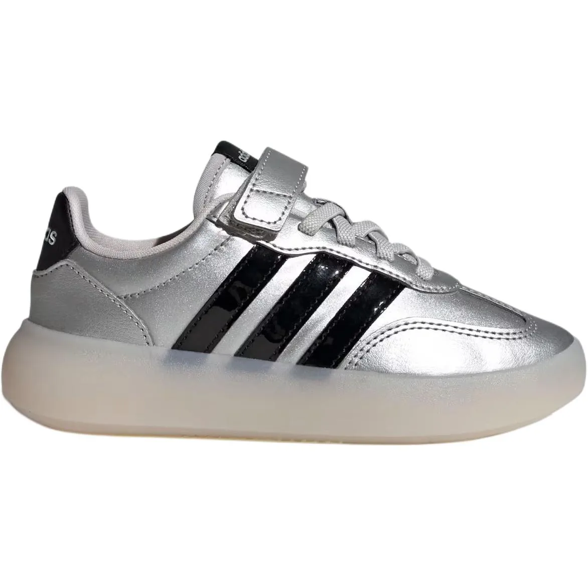 Adidas Детские скейтерские кроссовки BARREDA DECODE низкие дышащие серебристые — фото 3