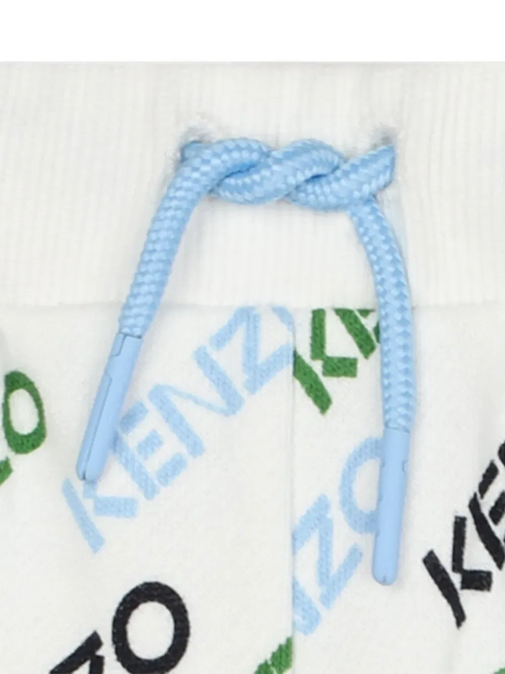 Шорты с бермудским рисунком Kenzo Kids, нейтральный — фото 3