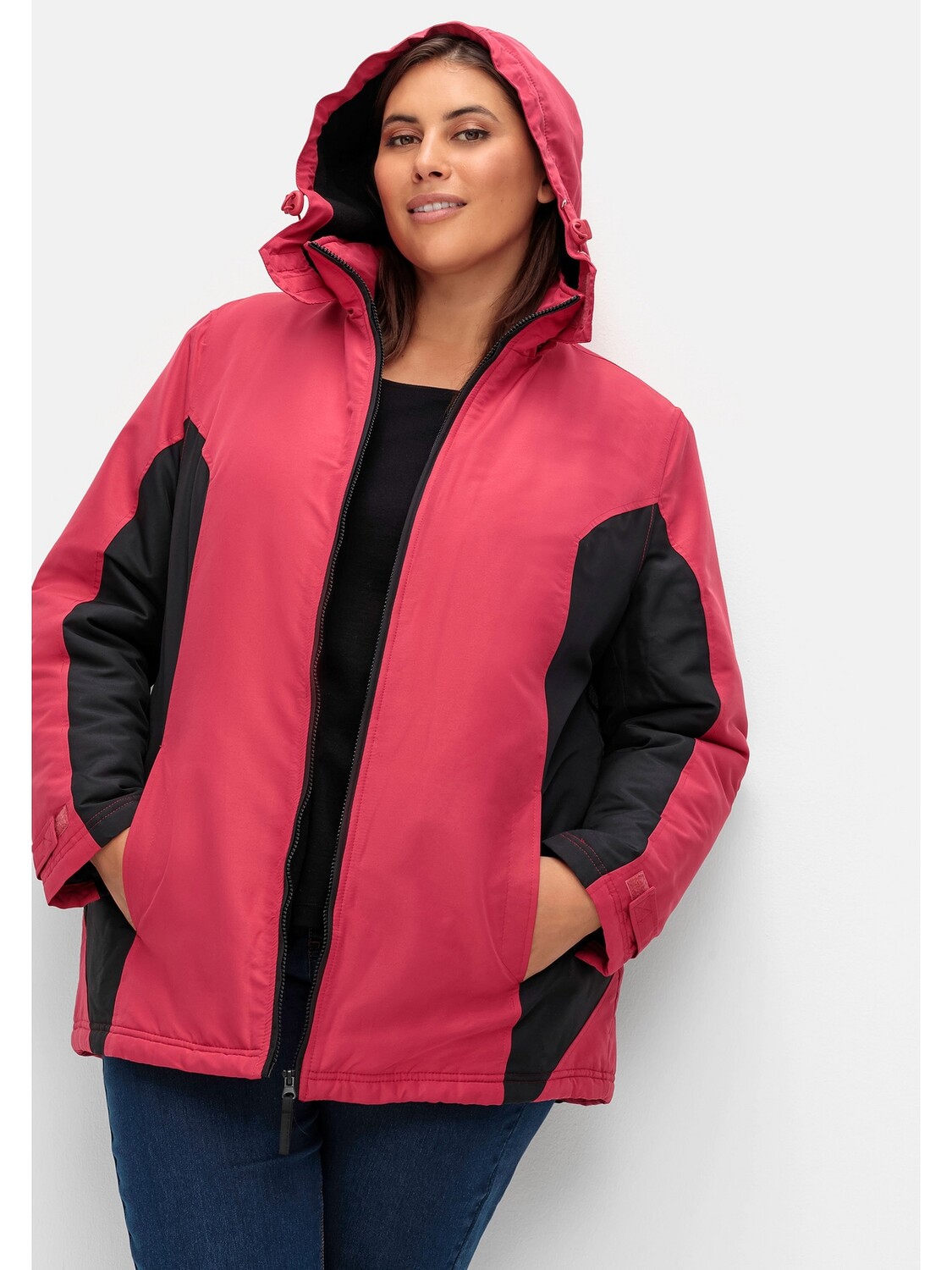 

Куртка sheego Funktions Winterjacke, красный