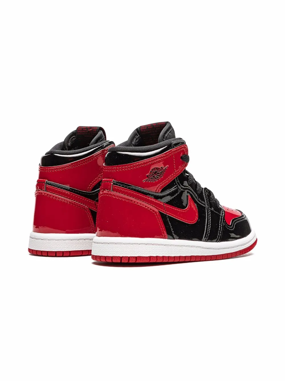 Кроссовки Air Jordan 1 Retro Bred Patent Jordan Kids, черный — фото 3