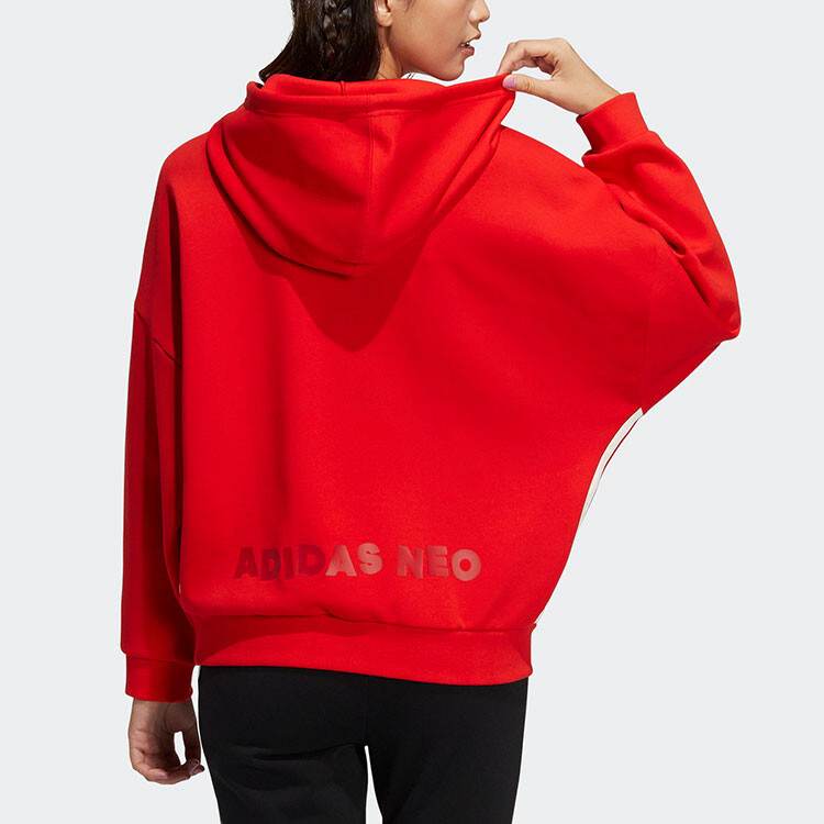 Совместная коллекция Sesame Street X Sesame Street, женская толстовка красного цвета Adidas Neo — фото 3