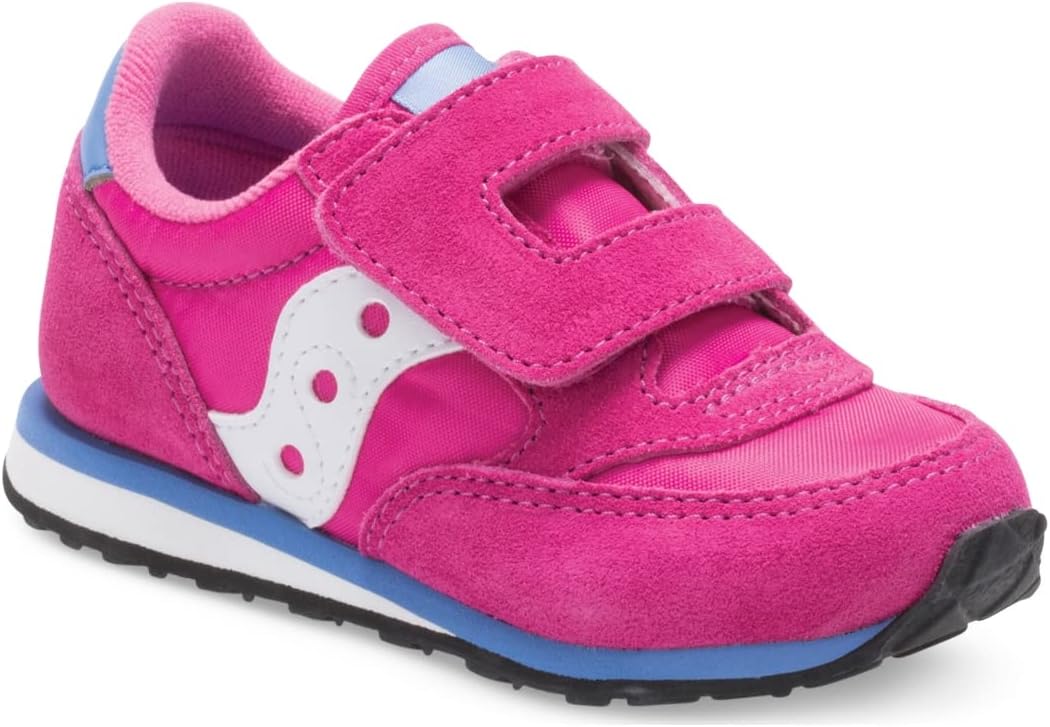 Кроссовки Saucony Unisex-Child Originals Jazz на липучке (для малышей/детей младшего возраста), Magenta — фото 3
