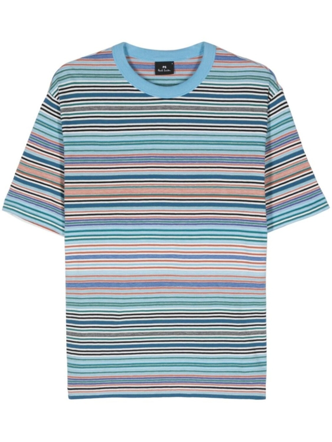 

PS Paul Smith полосатая футболка из органического хлопка, синий
