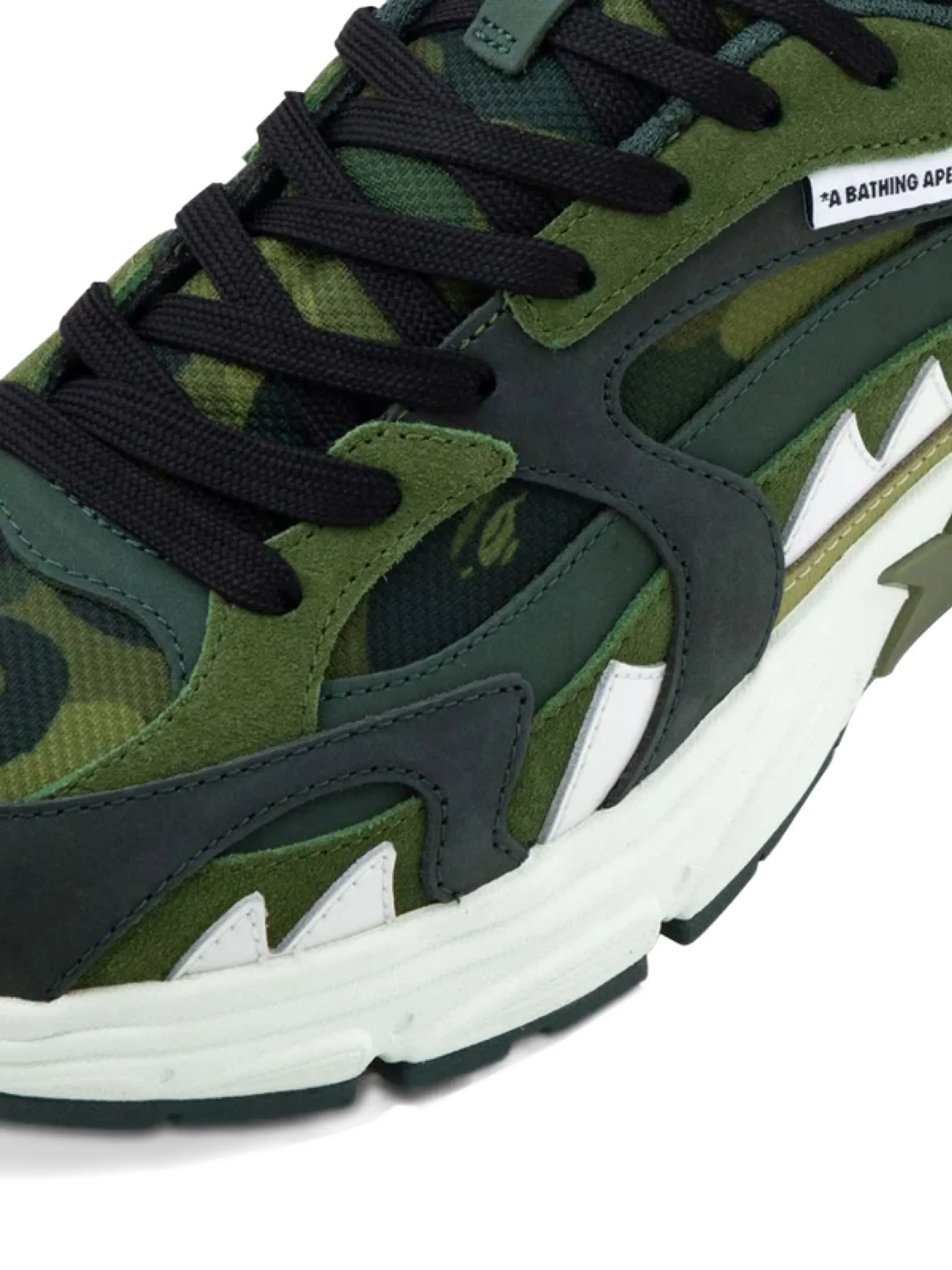 Кроссовки Sharks STA A Bathing Ape, зеленый — фото 3
