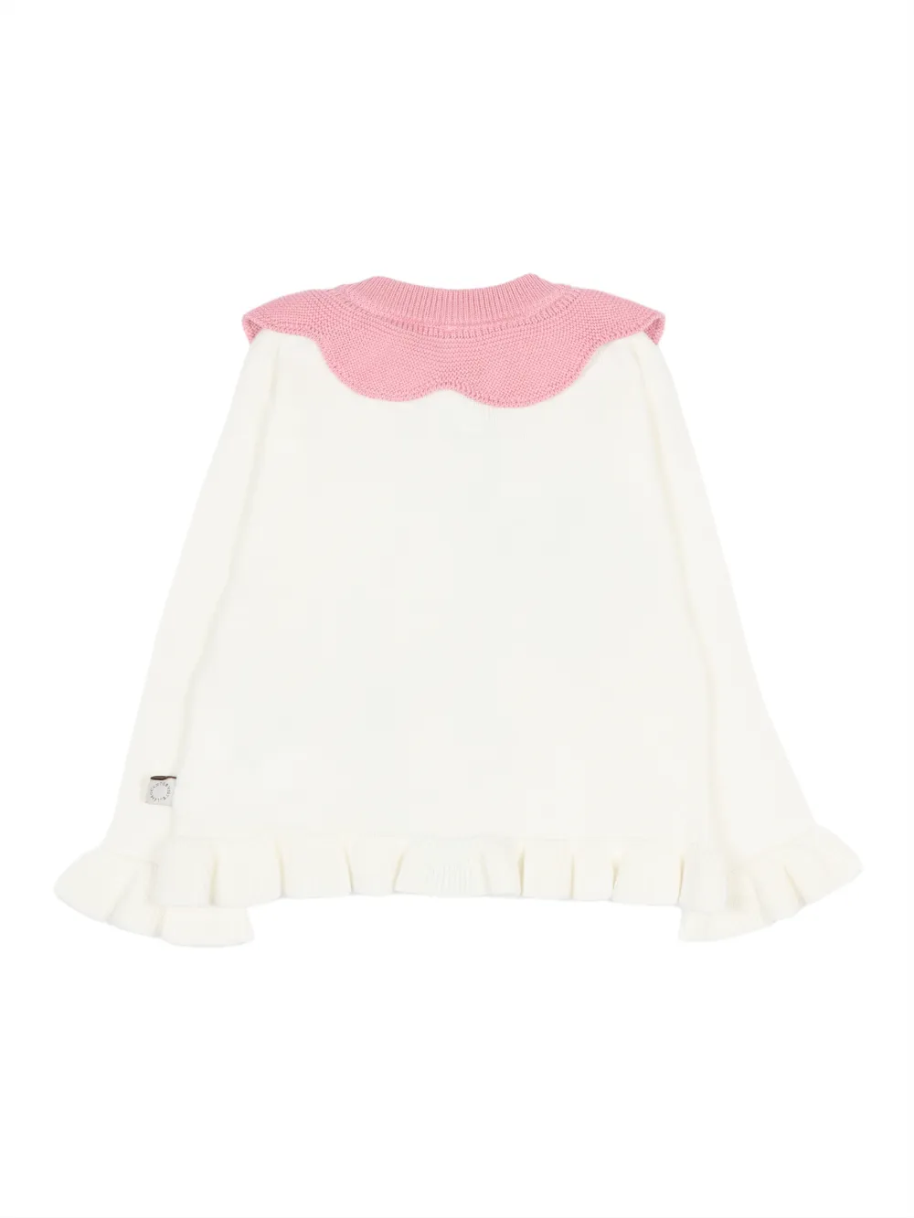 Кардиган с цветочным узором Stella Mccartney Kids, белый — фото 2