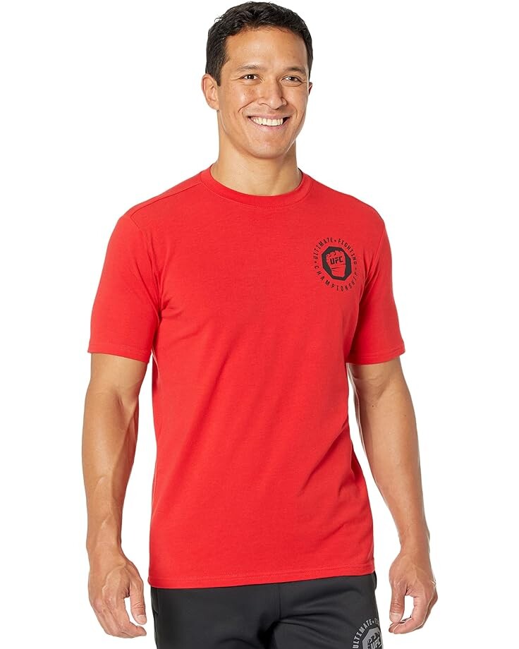 

Футболка UFC Short Sleeve Crew Neck, красный