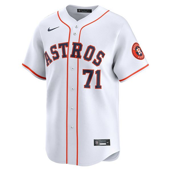 Мужская белая альтернативная лимитированная игровая футболка Houston Astros Джоша Хейдера Nike — фото 3