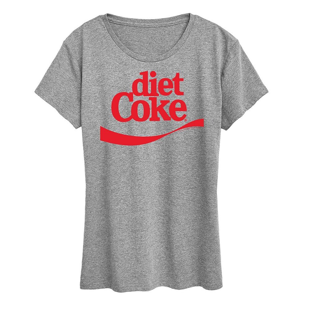 

Женская футболка с рисунком Coca-Cola Diet Coke Licensed Character, цвет Heather Gray