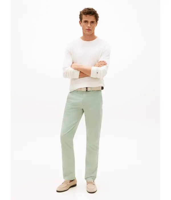 Брюки чинос Denton straight fit Tommy Hilfiger, зеленый — фото 2