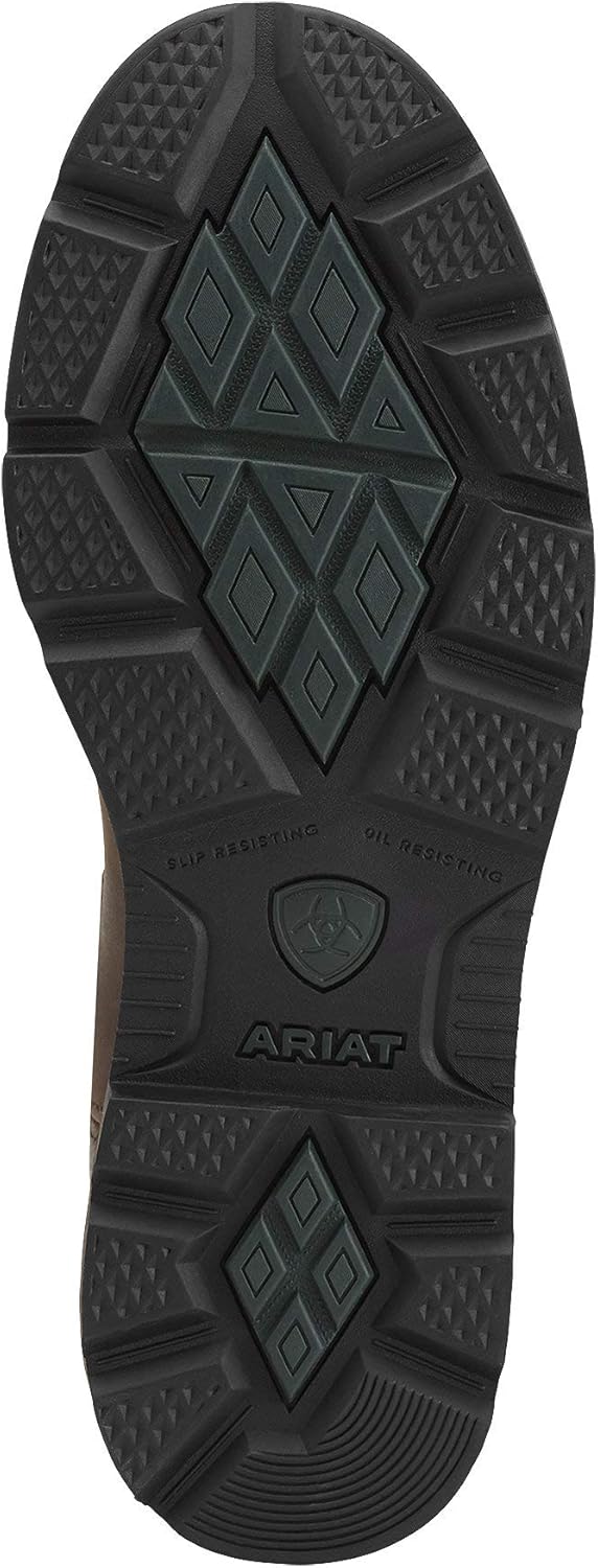 Рабочие ботинки Ariat Groundbreaker с защитным стальным носком - мужские, широкий голенище, вестерн-стиль, коричневый — фото 3