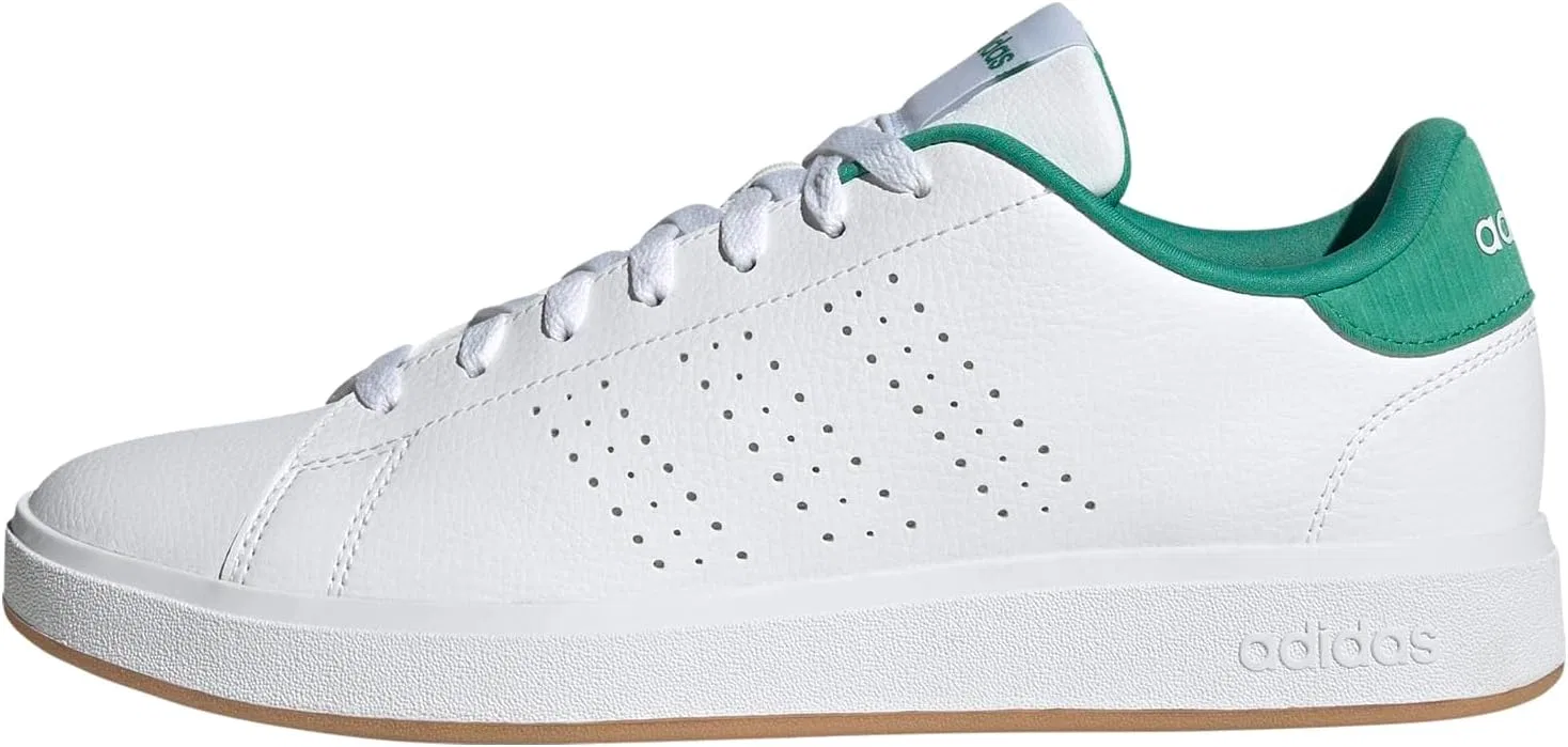 Мужские кроссовки Adidas Advantage Base 2.0, Ftwr White Ftwr White Semi Court Green