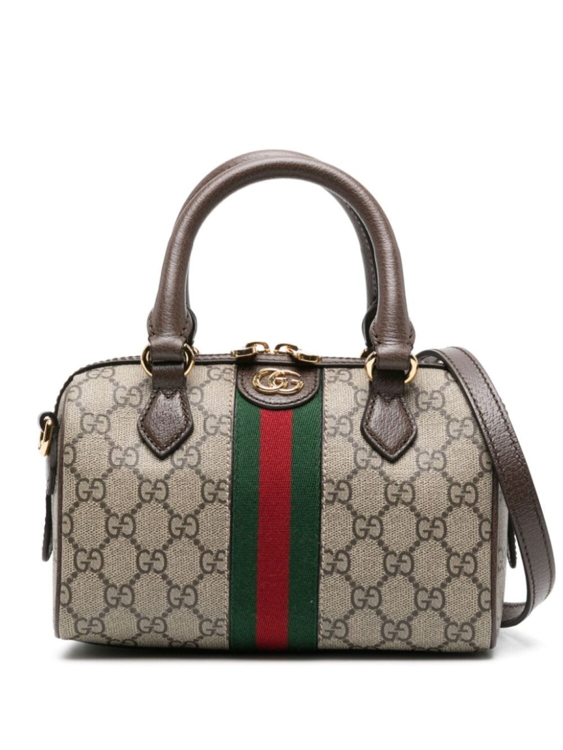 

Маленькая сумка-тоут Gucci Ophidia, коричневый