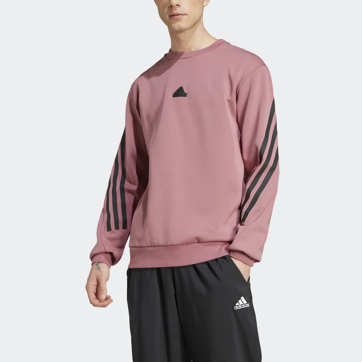 

Adidas Sportswear Толстовка "M FI 3S CRW", малиновый