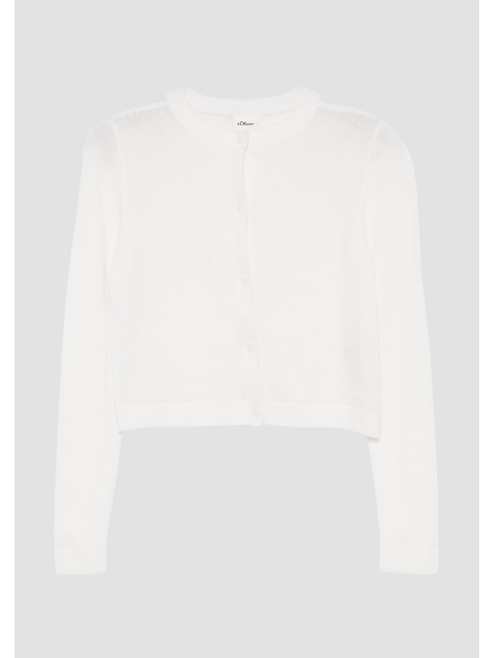 

Кардиган s.Oliver Strickjacke langarm, белый